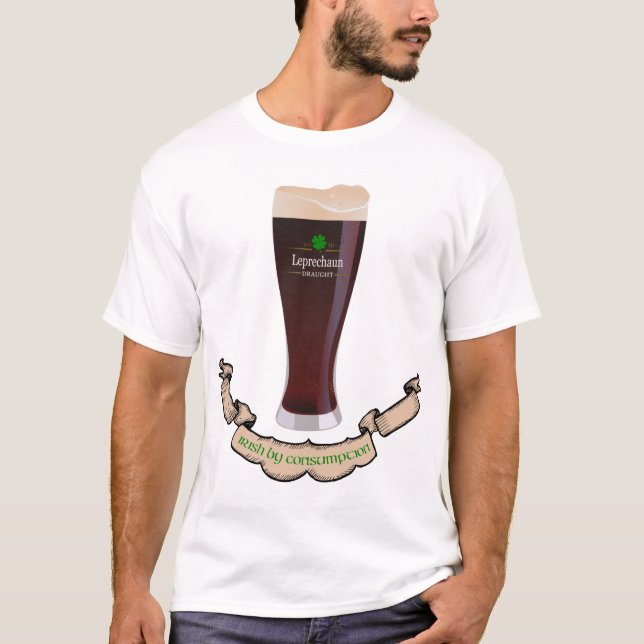 Camiseta Irlandês pelo consumo (Frente)