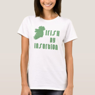 Camiseta Irlandês pelo t-shirt da inserção