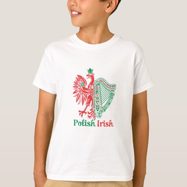 Camiseta Irlandês polonês (Frente)