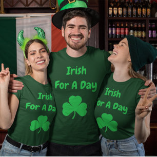 Camiseta Irlandês Por Um Dia