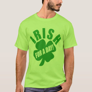 Camiseta Irlandês por um dia