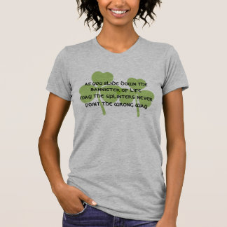 Camiseta Irlandês que os Splinters nunca apontem para o cam