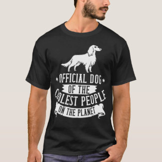 Camiseta Irlandês Red And White Setter Dog Puppies Propriet