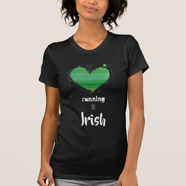 Camiseta Irlandês Running da malhação do corredor da (Frente)