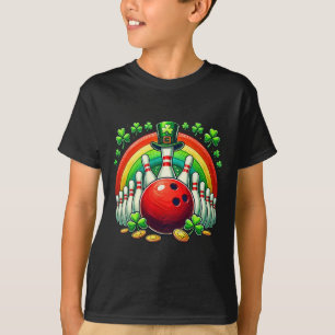 Camiseta Irlandês Shamrock Leaf Dabbing Boliche Byll Santo