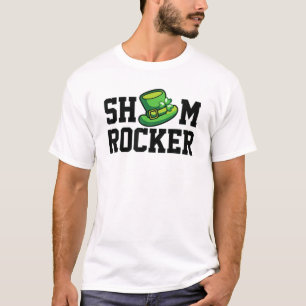 Camiseta Irlandês Shamrocker Leprechaun Engraçado Dia de Sã