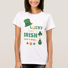 Camiseta Irlandês sortudo faz T-Shirt desejada