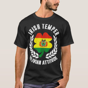 Camiseta Irlandês Temper Boliviana de Atitude Bandeira St P
