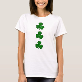 Camiseta Irlandês verde afortunado do dia do St. Patricks
