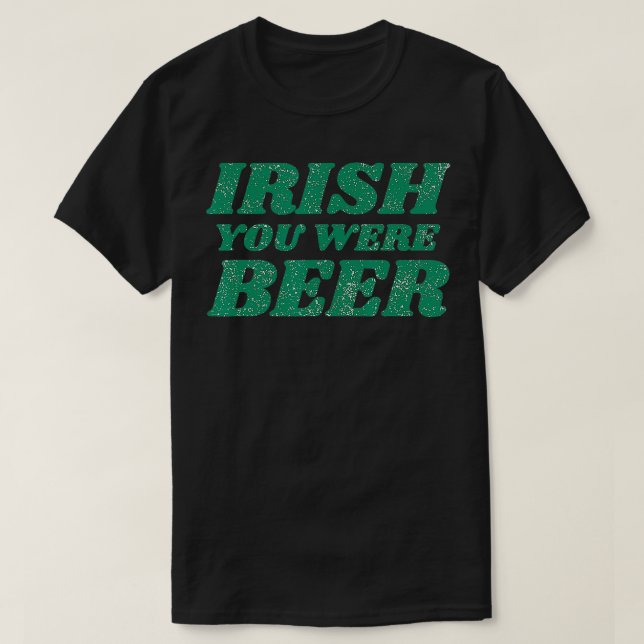 Camiseta Irlandês, Você Era Engraçada, Gato Verde De St Pad (Frente do Design)
