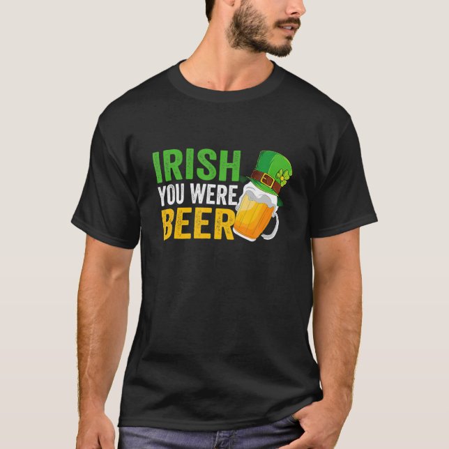Camiseta Irlandês Você Era Rua De Bebê Dia Do Bebendo De Pa (Frente)