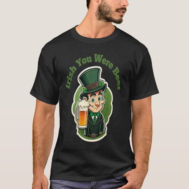 Camiseta Irlandês, você foi divertida com o dia de Beer St  (Frente)