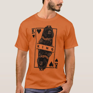 Camiseta Irlandês Water Spaniel King Of Hearny Whiptail Eng