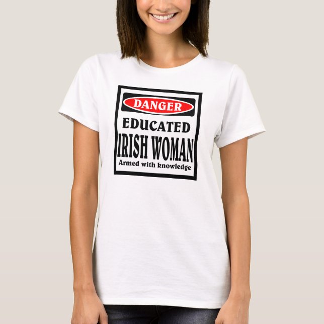 Camiseta Irlandesa Educada (Frente)