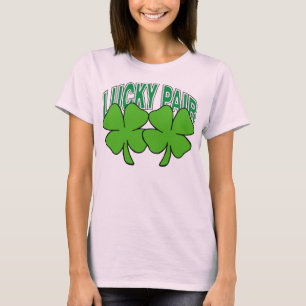 Camiseta Irlandesa Lucky Pair Doida de Mulher
