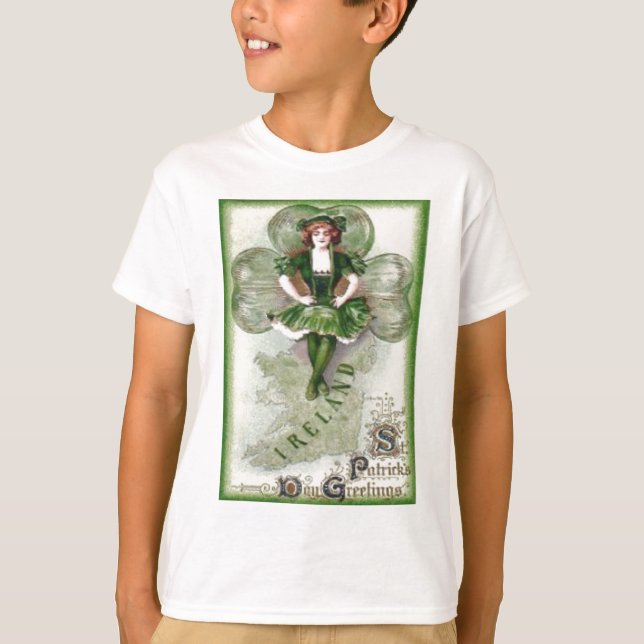 Camiseta Irlandesa Shamrock Riverdance (Frente)