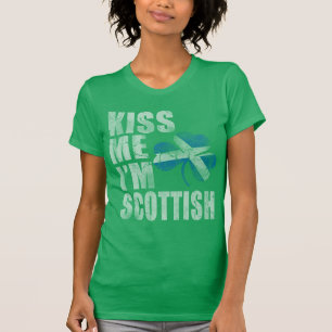 Camiseta Irlandeses bonitos beijam-me que eu sou Dia de Sã