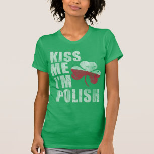 Camiseta Irlandeses bonitos beijam-me que eu sou Dia de Sã