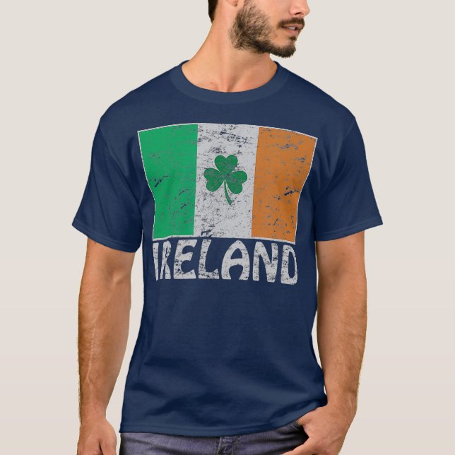 Camiseta Irlandeses Legal, , com a bandeira irlandesa (Frente)
