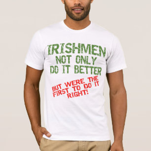Camiseta Irlandeses melhora o t-shirt