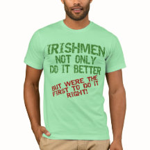 Irlandeses melhora o t-shirt