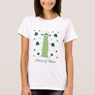 Camiseta Irlandeses Shamrocks Matriz de Vestido de Honra