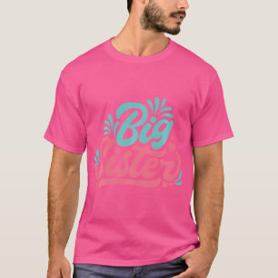Camiseta Irmã Adulta Finalmente Para A Revelação De Gênero