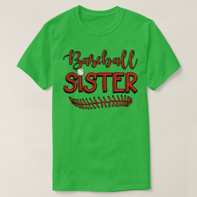 Camiseta Irmã Baseball (Frente do Design)