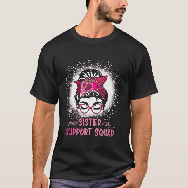 Camiseta Irmã Bun Gl Suporta Awarenes do Cancer da Mama na  (Frente)