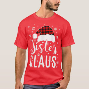Camiseta Irmã Clause Santa Hat Feliz Natal Holid