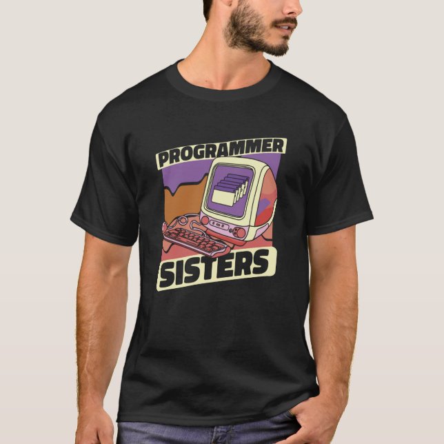 Camiseta Irmã Codificadora Programadora Software Programaçã (Frente)