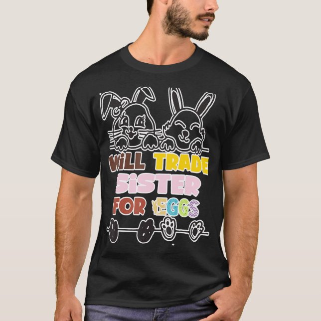 Camiseta Irmã Comercializará Páscoas E Ovos (Frente)