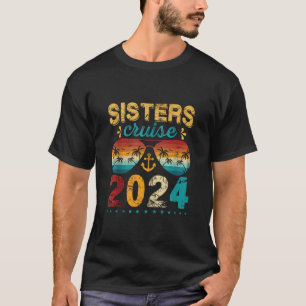Camiseta Irmã Cruise 2024 Cruise Boat Party 2024 Mulheres