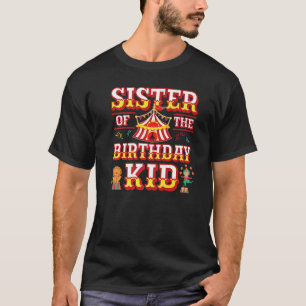 Camiseta Irmã Da Criança De Aniversário Irmã Mothe