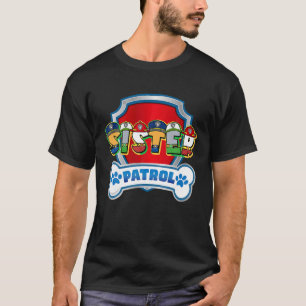 Camiseta Irmã Da Família Aniversário Da Paw Do Cachorati