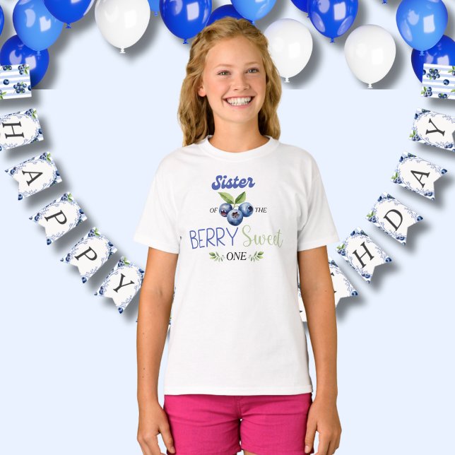 Camiseta Irmã da Festa Berry Sweet (Berry Sweet one Sister Shirt)