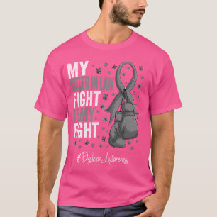Camiseta Irmã da Fita Silver na lei Sensibilização para a D