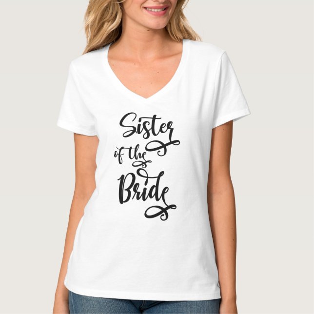 Camiseta Irmã da Noiva (Frente)