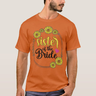 Camiseta Irmã Da Noiva Casamento Correspondente à Festa Nup