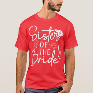 Camiseta Irmã Da Noiva Casamento Correspondente Para Bachel