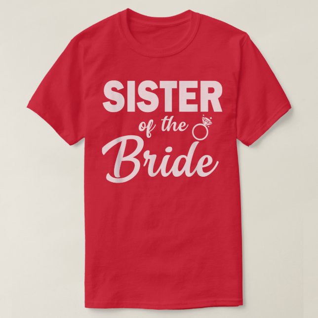 Camiseta Irmã da Noiva Coordenando o Casamento (Frente do Design)