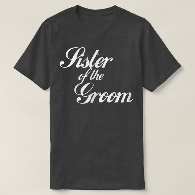 Camiseta Irmã da Noiva do Gêmeo (Frente do Design)