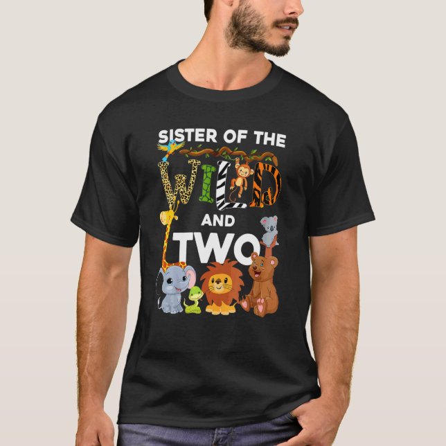 Camiseta Irmã Da Selva E Dois Jardins Zoológicos, Safari Ju (Frente)