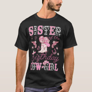Camiseta Irmã da Vaqueira de Aniversário Rodeio Ocidental I