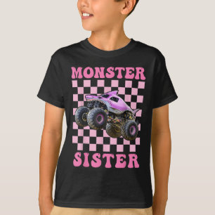 Camiseta Irmã de Caminhão Monstro Caminhão Monstro É Meu Ja