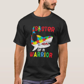 Camiseta Irmã de Crianças Autistas Guerreiras Conscientizaç