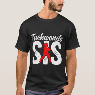 Camiseta Irmã de Taekwondo Lutadora de Taekwondo