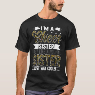 Camiseta Irmã de torcida estampa de chita Irmã de torcida