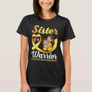 Camiseta Irmã De Um Cancer De Infância Guerreira