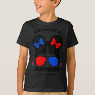 Camiseta Irmã De Um Guerreiro Chd Defeito Congênito Do Cora